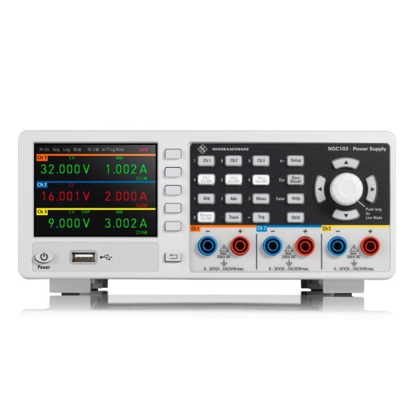 Источники питания постоянного тока Rohde & Schwarz серии NGC100 Источники питания постоянного тока Rohde & Schwarz серии NGC100