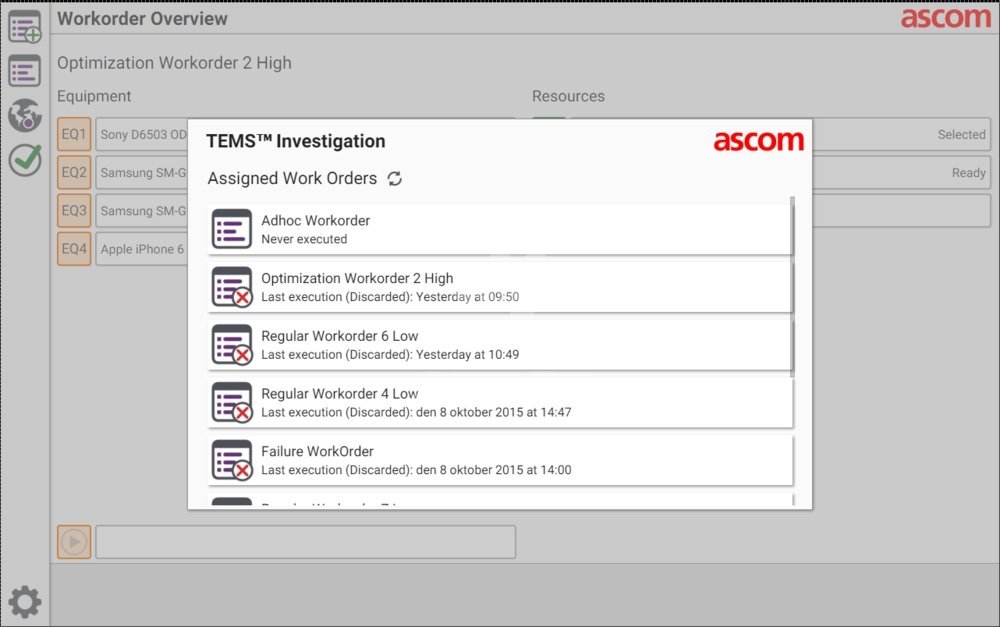 Описание Аппаратно-программный комплекс для контроля работы радиоинтерфейса TEMS Investigation InfoVista (ранее Ascom)
