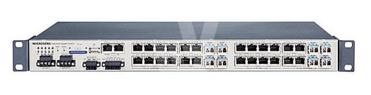 Поставка Промышленные коммутаторы 25-портовые Gigabit Ethernet в 19" стойку MICROSENS Profi Line с поддержкой POE+ и SFP