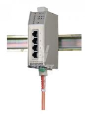 Промышленные коммутаторы 5-портовые Fast Ethernet  MICROSENS с поддержкой PoE