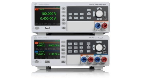 Линейные источники питания постоянного тока Rohde & Schwarz серии NGА100 Линейные источники питания постоянного тока Rohde & Schwarz серии NGА100