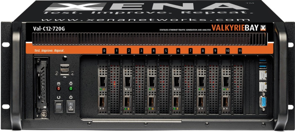 Модульная измерительная платформа для тестирования сервисов 400 Gigabit Ethernet Xena ValkyrieBay Модульная измерительная платформа для тестирования сервисов 400 Gigabit Ethernet Xena ValkyrieBay