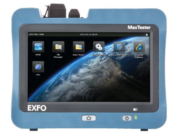 Оптический рефлектометр EXFO MAX-700B (MaxTester 700B) с функцией автоматического анализа рефлектограмм Оптический рефлектометр EXFO MAX-700B (MaxTester 700B) с функцией автоматического анализа рефлектограмм