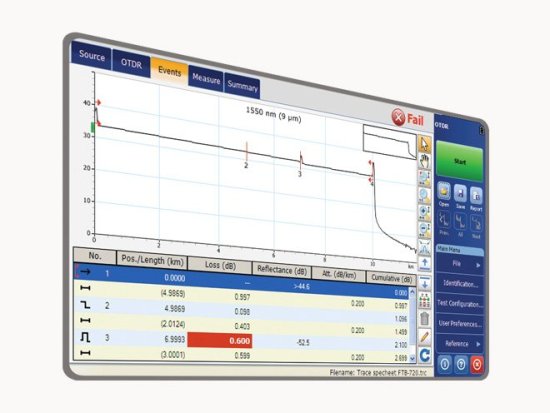 Рефлектометр для сетей доступа LAN/WAN EXFO FTBx-720C