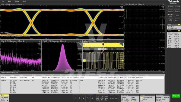 Характеристики Первый осциллограф смешанных сигналов Tektronix MSO серии 6 B с полосой до 10 ГГц c 4, 6 или 8 каналами