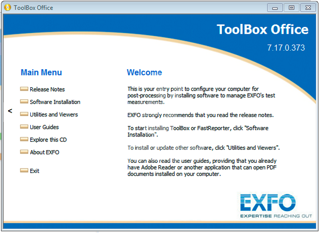 Поставка Программное решение EXFO ToolBox Office