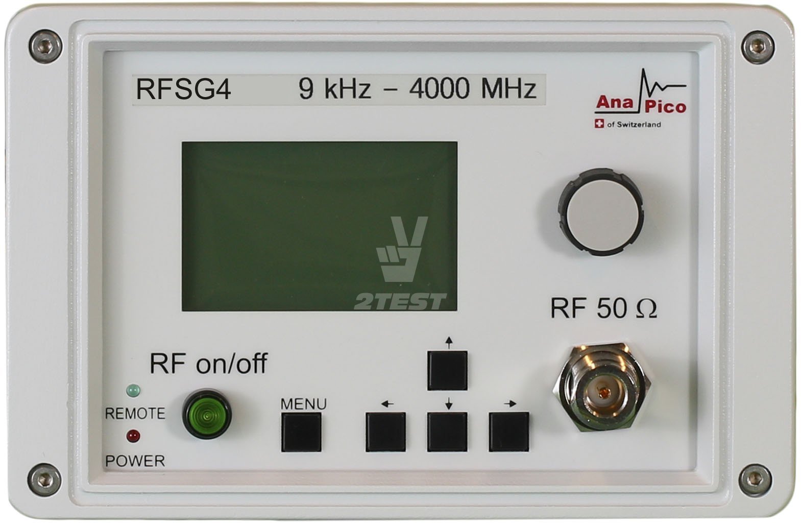 Характеристики Портативные аналоговые генераторы сигналов Anapico RFSG2, RFSG4, RFSG6