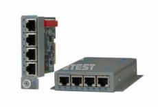 Промышленные коммутаторы 4-х портовые управляемые Gigabit Ethernet  Omnitron iConverter 4GT