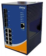Промышленный 12-портовый управляемый Gigabit Ethernet коммутатор ORing IGS-9084GP Промышленный 12-портовый управляемый Gigabit Ethernet коммутатор ORing IGS-9084GP