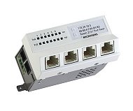 6-портовые Gigabit Ethernet микро-коммутаторы MICROSENS с опцией PoE