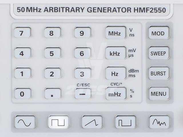 Характеристики Генераторы сигналов Rohde & Schwarz HMF2525 и HMF2550