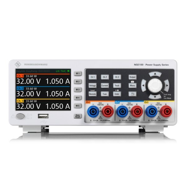 Программируемые источники питания Rohde & Schwarz серии NGE100B Программируемые источники питания Rohde & Schwarz серии NGE100B