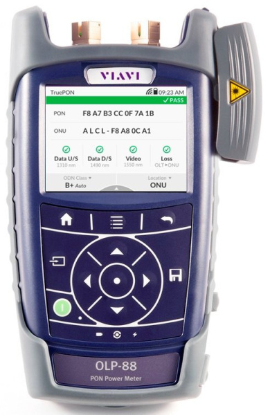 Селективные измерители оптической мощности VIAVI SmartClass Fiber OLP-88 и OLP-88P Селективные измерители оптической мощности VIAVI SmartClass Fiber OLP-88 и OLP-88P