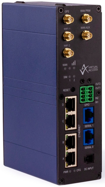Промышленный 4G (LTE) маршрутизатор с Wi-Fi и функцией PoE/PoE+ Westermo GW2304W Промышленный 4G (LTE) маршрутизатор с Wi-Fi и функцией PoE/PoE+ Westermo GW2304W