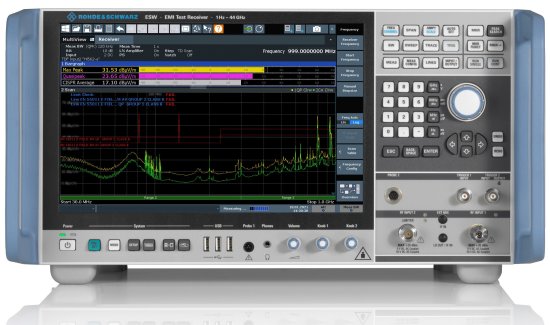 Приемники для тестирования электромагнитных помех Rohde & Schwarz ESW Приемники для тестирования электромагнитных помех Rohde & Schwarz ESW