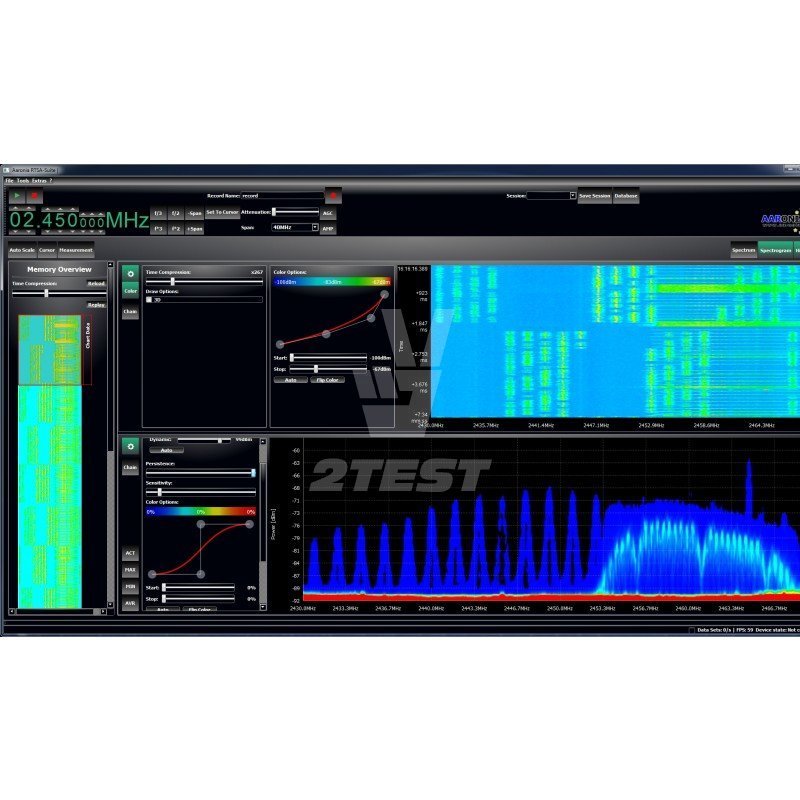 Описание Портативный анализатор спектра реального времени 9 кГц - 20 ГГц