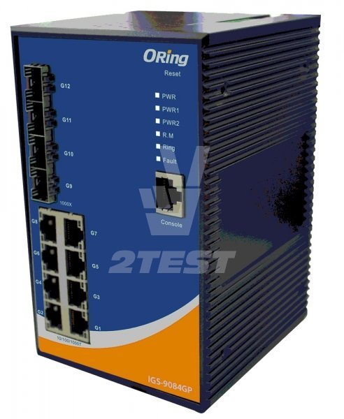 Купить Промышленные коммутаторы управляемые 12-портовые Gigabit Ethernet ORing IGS-9084GP