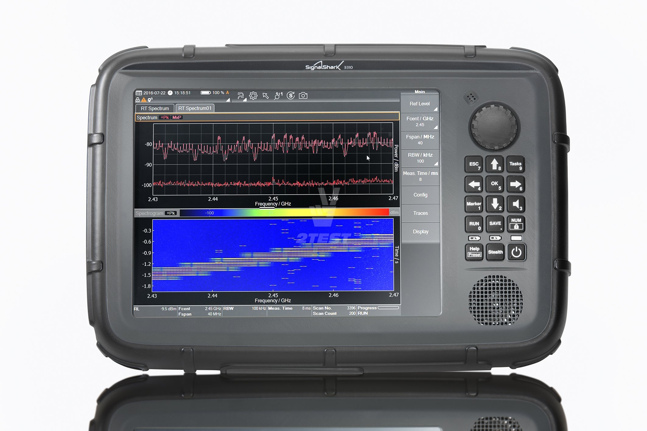 Поставка Портативные анализаторы спектра реального времени Narda SignalShark с диапазоном частот от 9 кГц до 8 ГГц