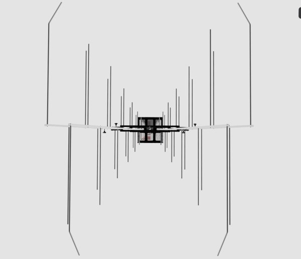 Двусложенная логопериодическая излучающая антенна ANTENAX BME-LP 9129
