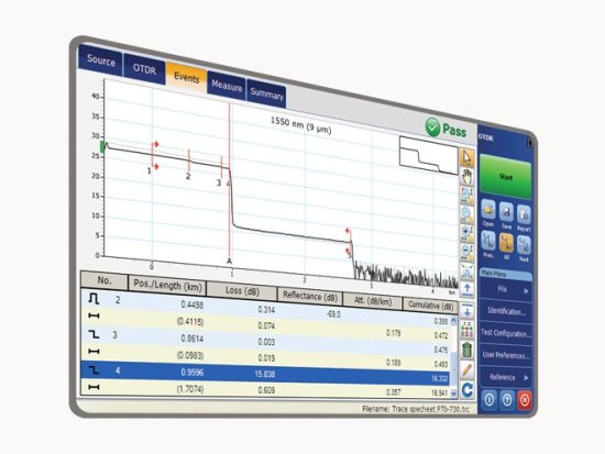 Рефлектометр для сетей Metro/PON FTTx/MDU EXFO FTB-735C