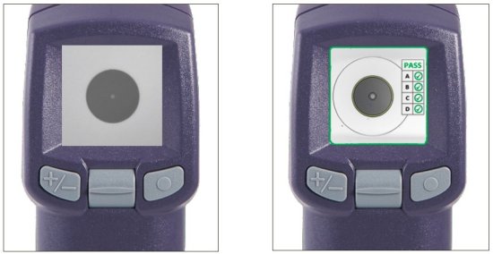 Портативный ручной видеомикроскоп VIAVI FiberChek Probe с автофокусировкой и встроенным экраном