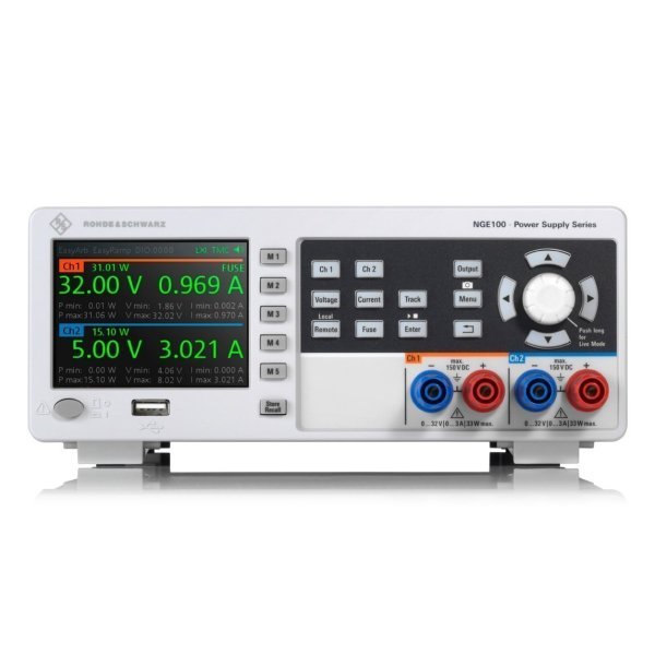 Программируемые источники питания Rohde & Schwarz серии NGE100B Программируемые источники питания Rohde & Schwarz серии NGE100B