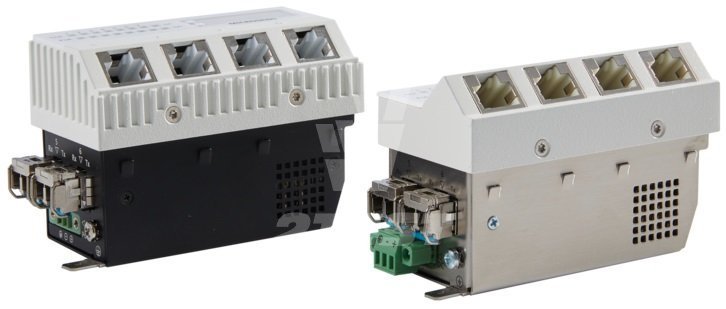 Решение 2TEST: Микро-коммутаторы встраиваемые 7-портовые 10 Gigabit Ethernet MICROSENS с опцией PoE++