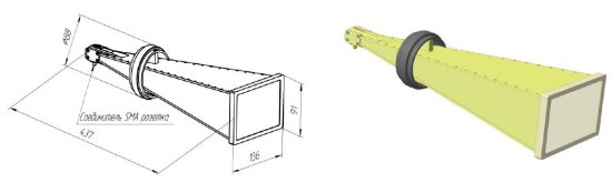 Прецизионная широкополосная измерительная рупорная антенна СКАРД-Электроникс П6-127 Прецизионная широкополосная измерительная рупорная антенна СКАРД-Электроникс П6-127