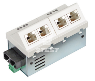5-портовый Fast Ethernet микро-коммутатор MICROSENS MS450243PM-48