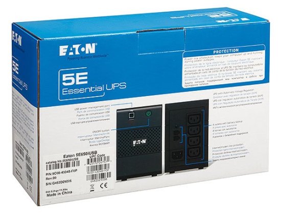 Источник бесперебойного питания Eaton 5E Источник бесперебойного питания Eaton 5E
