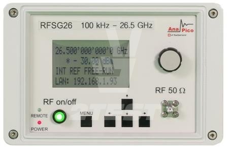Купить Портативные микроволновые генераторы сигналов Anapico RFSG12, RFSG20, RFSG26