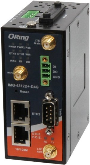 Промышленные мобильные M2M шлюзы ORing IMG-4312D+-D4G Промышленные мобильные M2M шлюзы ORing IMG-4312D+-D4G