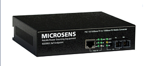 Промышленные конвертеры MICROSENS 10/100Base-T/100Base-FX с поддержкой PoE