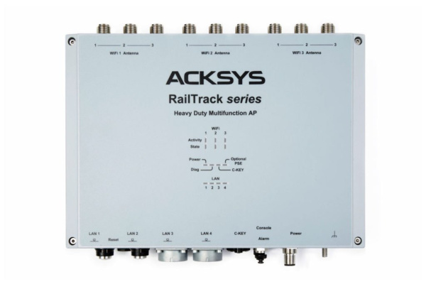 Точка доступа Wi-Fi 802.11ac / магистральный повторитель ACKSYS RailTrack