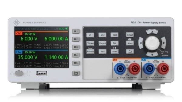Линейные источники питания постоянного тока Rohde & Schwarz серии NGА100 Линейные источники питания постоянного тока Rohde & Schwarz серии NGА100
