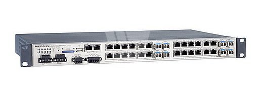 Купить Промышленные коммутаторы 25-портовые Gigabit Ethernet в 19" стойку MICROSENS Profi Line с поддержкой POE+ и SFP