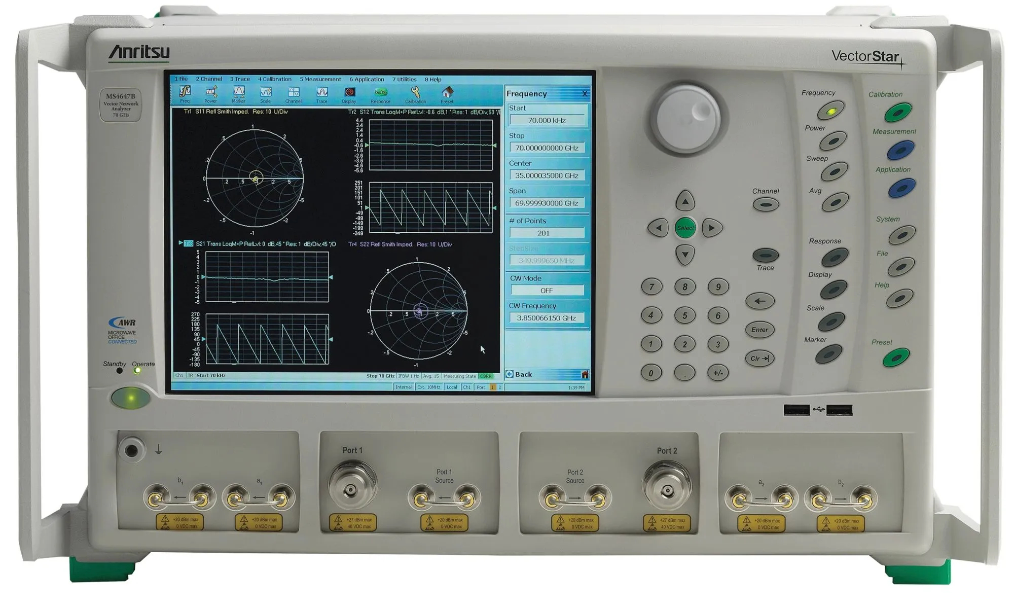 Векторные анализаторы цепей Anritsu MS4642B, MS4644B, MS4647B