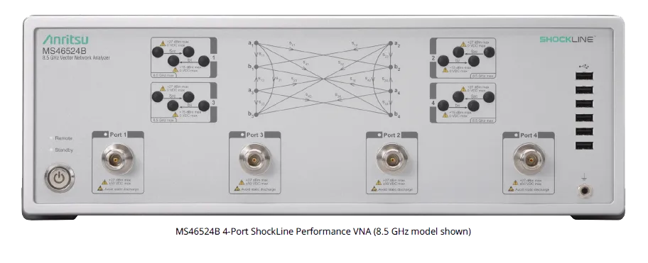 4-портовые векторные анализаторы цепей Anritsu MS46524B