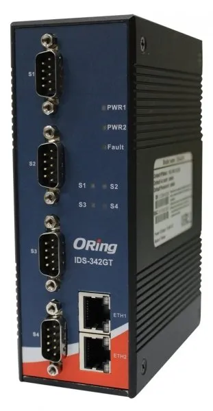 Промышленные серверы последовательного интерфейса ORing IDS-342GT