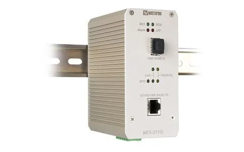 Промышленные медиаконвертеры Gigabit Ethernet  Westermo MCI-211G