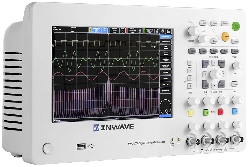 Цифровой запоминающий осциллограф INWAVE MWO-1000